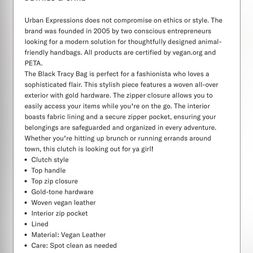 NWT Tuckernuck Urban Expressions Tracy Bag - Picture 10 of 11
